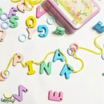 نخ و مهره چوبی یادگیری حروف انگلیسی - تصویر 2