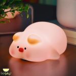 چراغ خواب سیلیکونی خوک - تصویر 4
