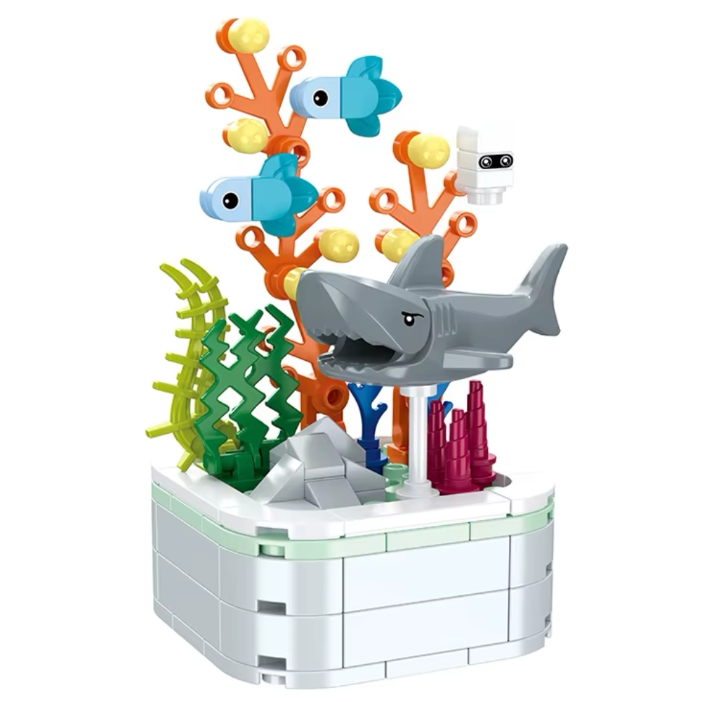 lego aqua shark main لگو ساختنی کوسه دریایی - تصویر 1