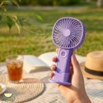 پنکه شارژی فانتزی مربع - تصویر 5